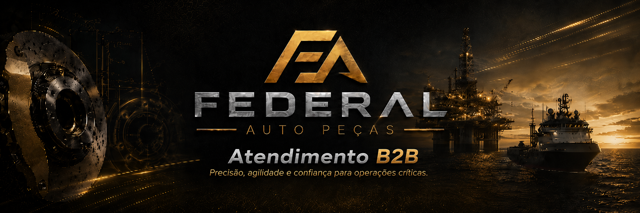 Federal Auto Peças — Atendimento B2B. Precisão, agilidade e confiança para operações críticas.